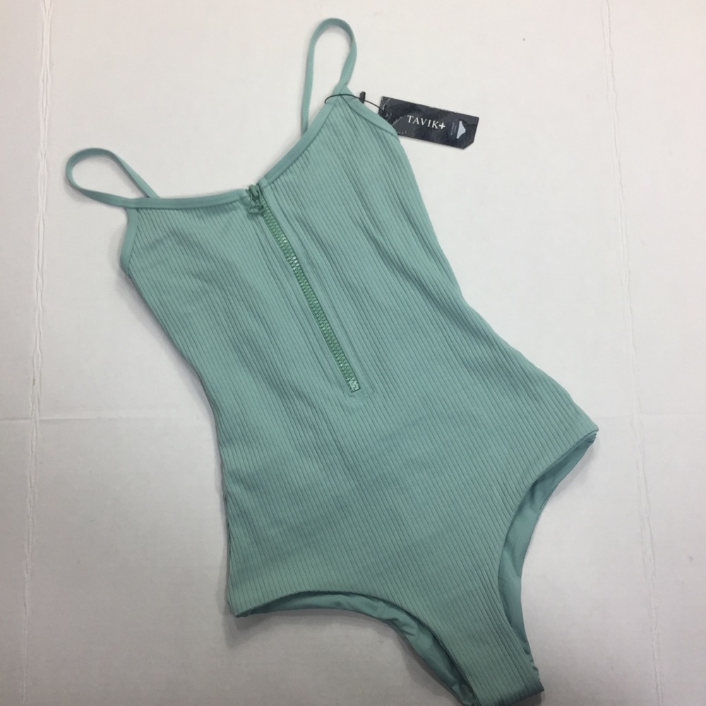 Tavik Zip Up One Piece Swimsuit Size XS - Picture 4 of 11